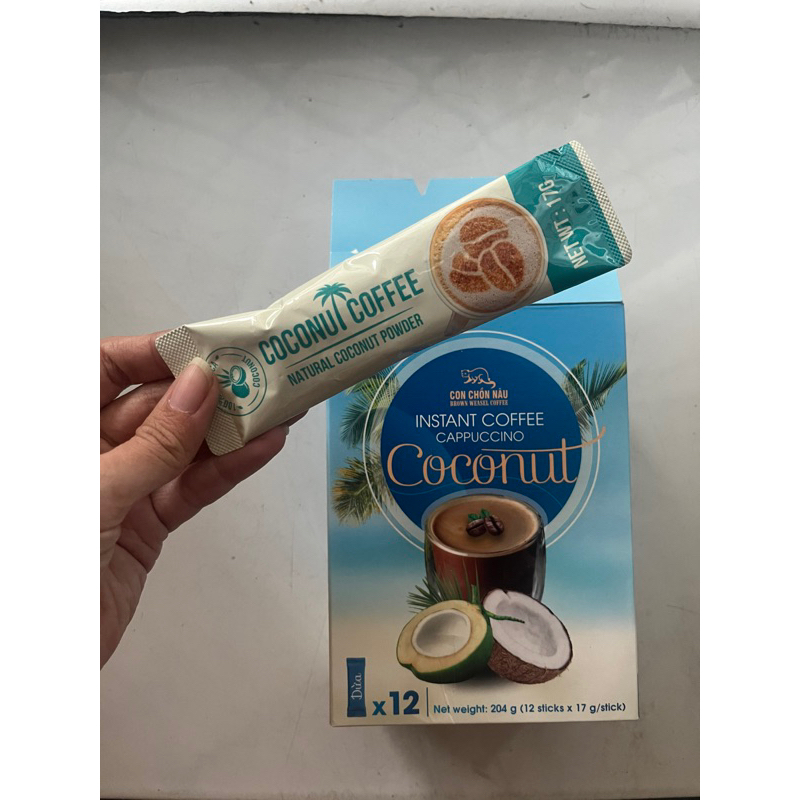 [PRODUCT VIETNAM] kopi import instan original vietnam coconut coffee 17 gr (sachet) / kopi kelapa or