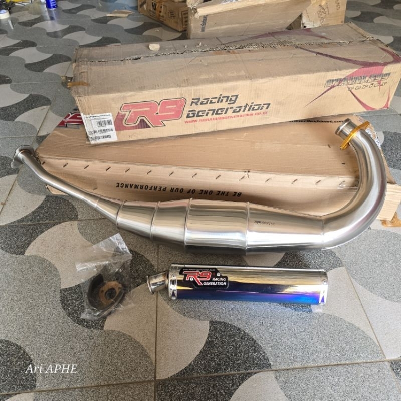 knalpot R9 SENTUL original kawasaki NINJA 150 R / SS