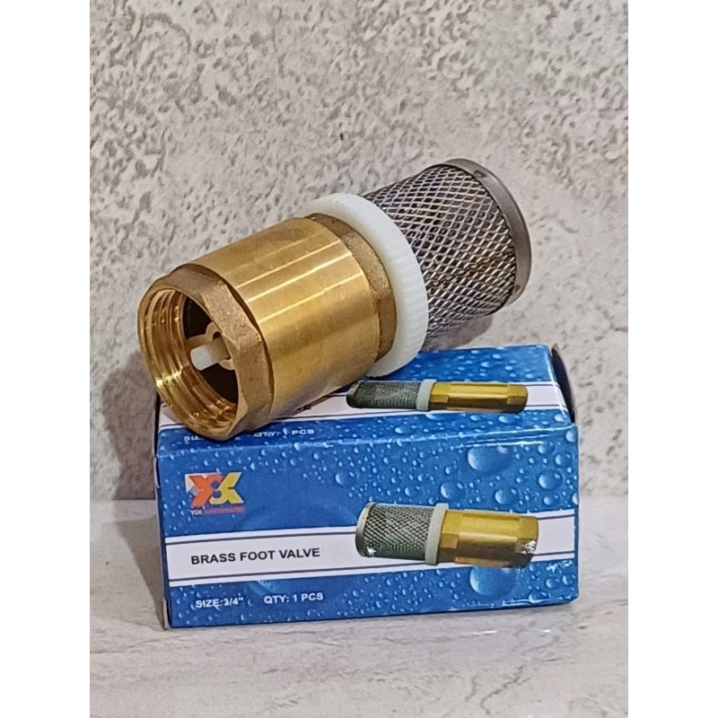 Tusen Klep Kuningan / Food Klep Kuningan ukuran 3/4" Merek YSK