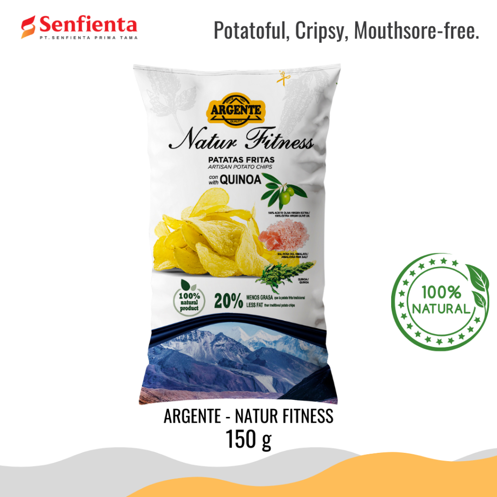

Argente Nature Fitness Quinoa & Himalayan Salt 150 gr