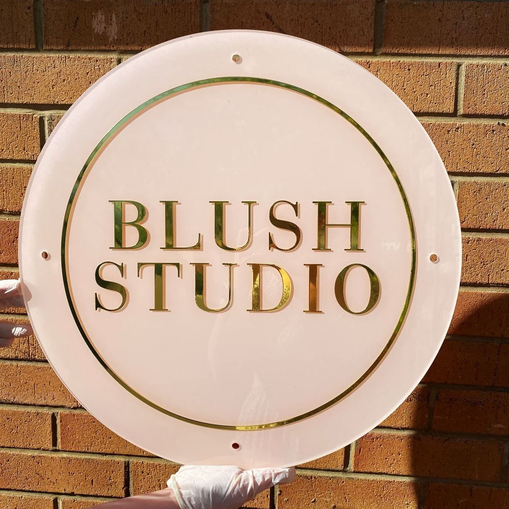 CUSTOM PAPAN LOGO BISNIS AKRILIK/ PAPAN LOGO USAHA/ PAPAN LOGO PERUSAHAAN