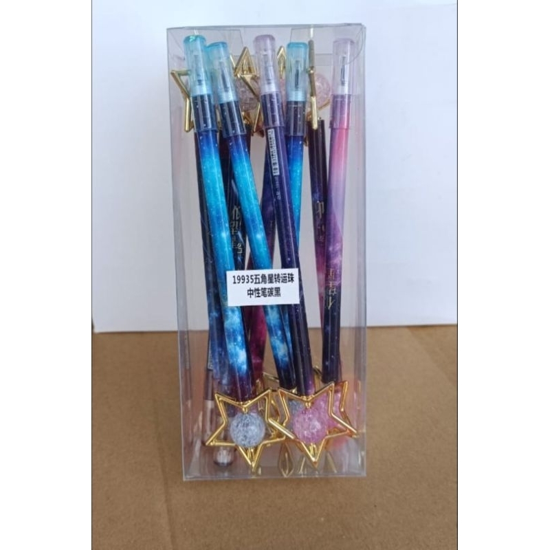 

qwe Pulpen Bintang 12pcs Pulpen Tinta Gel Pen Pulpen Star