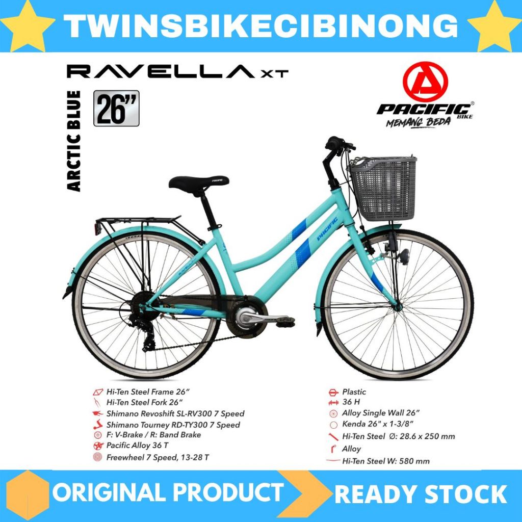 SEPEDA 26 City Bike Pacific Ravella XT