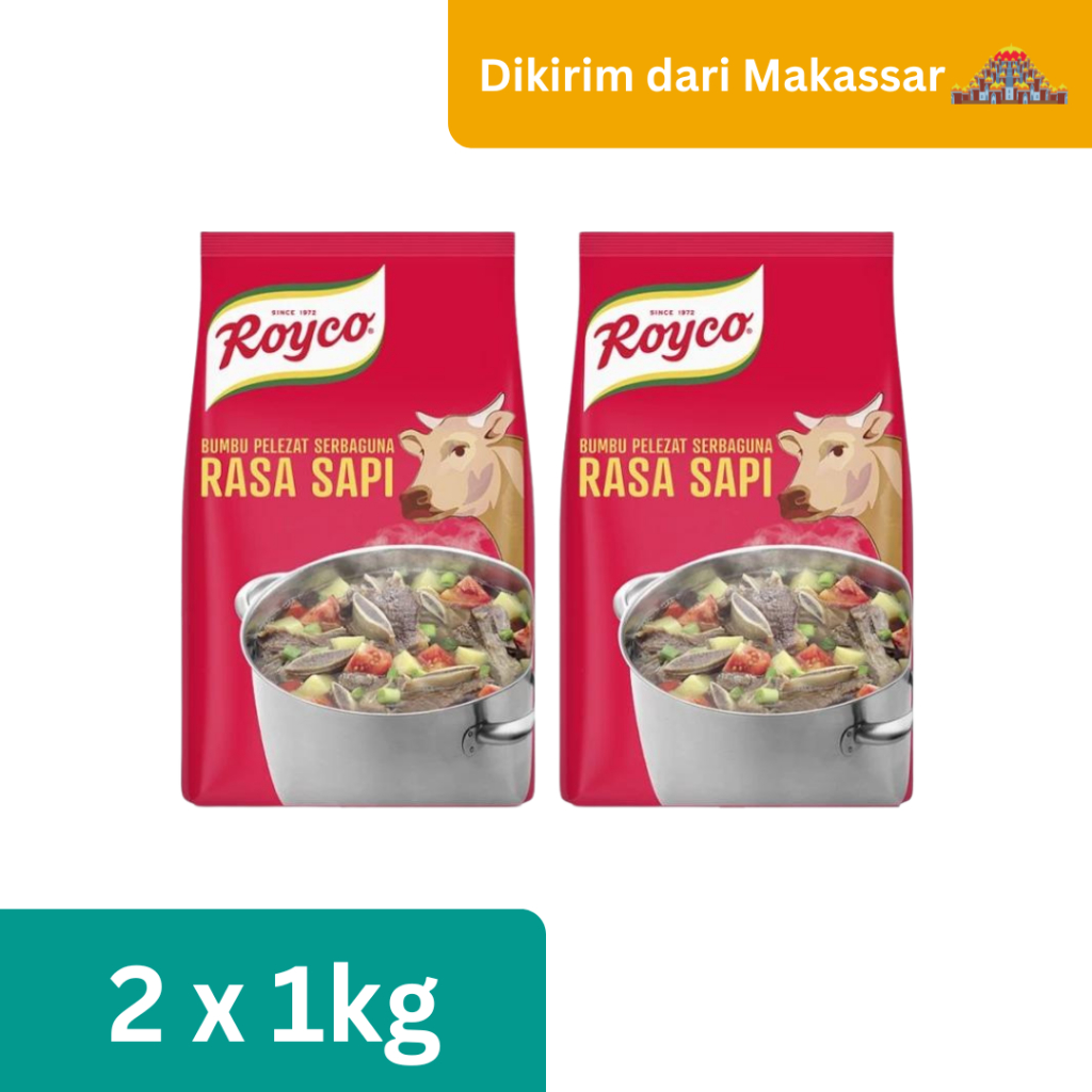 

Royco Bumbu Penyedap Rasa Sapi Pouch 1Kg Twinpack [Kirim dari Makassar]