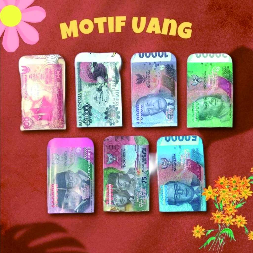 

Amplop Angpao Lebaran Motif UANG (isi 10 pcs)