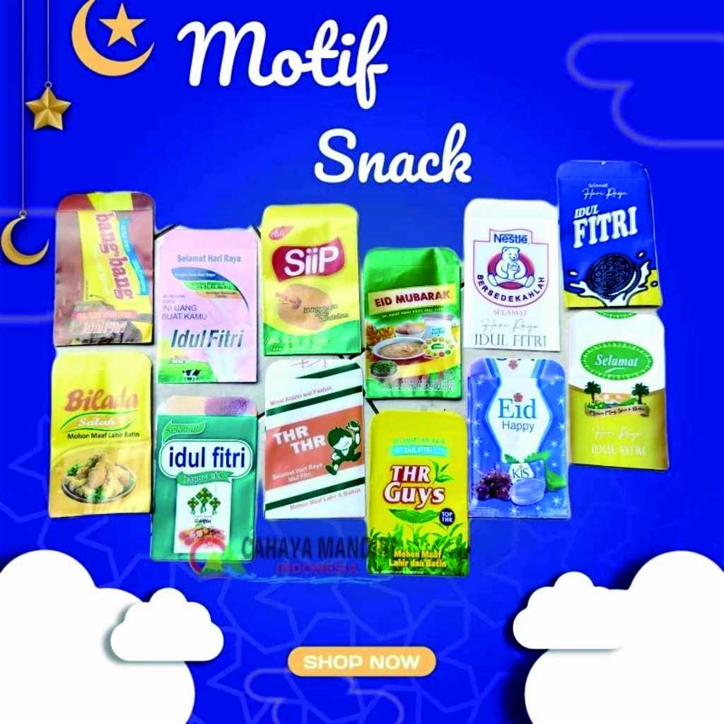 

Amplop Angpao Lebaran SNACK (isi 10 pcs)
