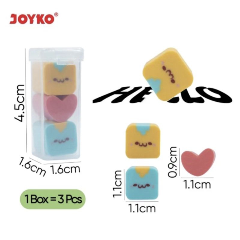 

Penghapus Kecil Joyko ER-134 (3set)