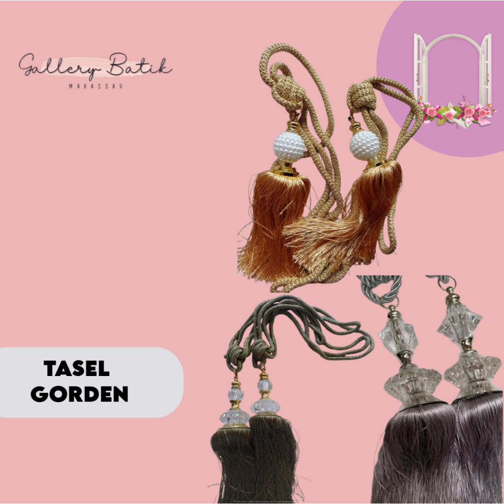 TASEL GORDEN GIOK PENGAIT TIRAI GORDEN [Gallery Batik Makassar]