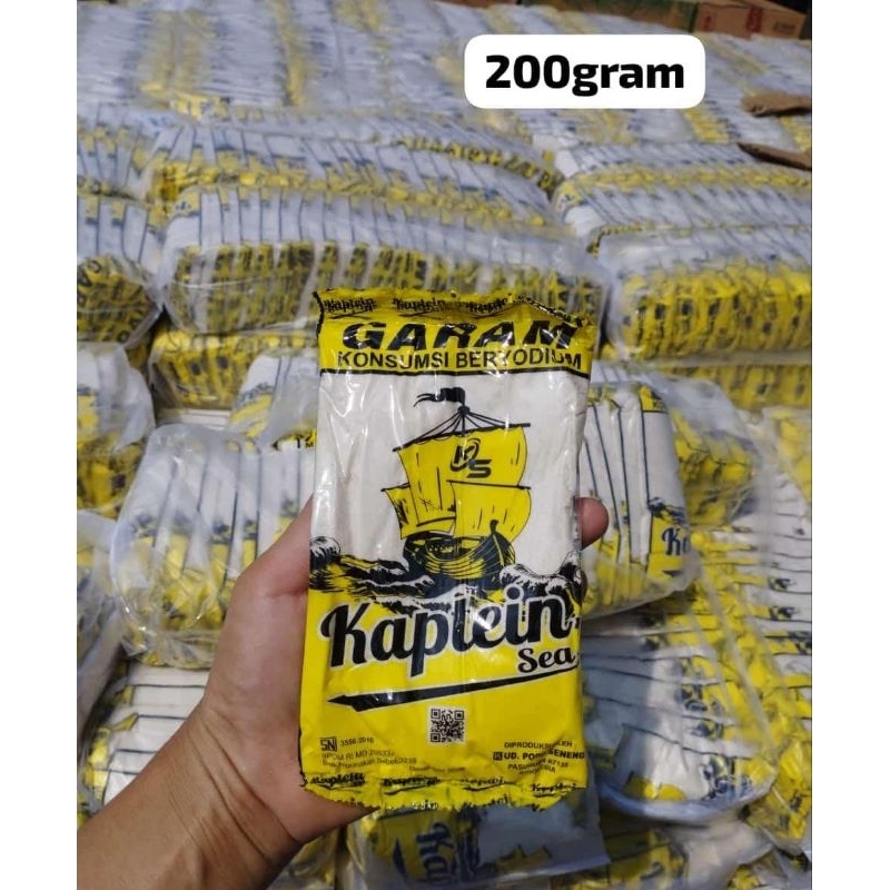 

[Isi 5pc ] Garam halus beryodium kaptein 200gr