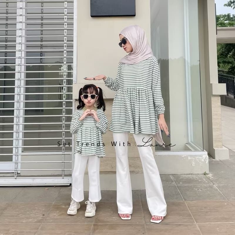 Bina Couple Ibu Dan Anak / Baju Couple Ibu Dan Anak Perempuan / Blouse Couple Ibu Dan Anak / Tunik C