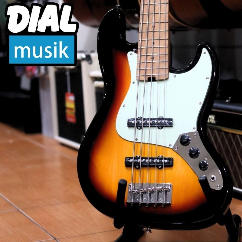 SQOE SJB650 Jazz Bass 3 Tone Sunburst - JazzBass SJB 650 SB