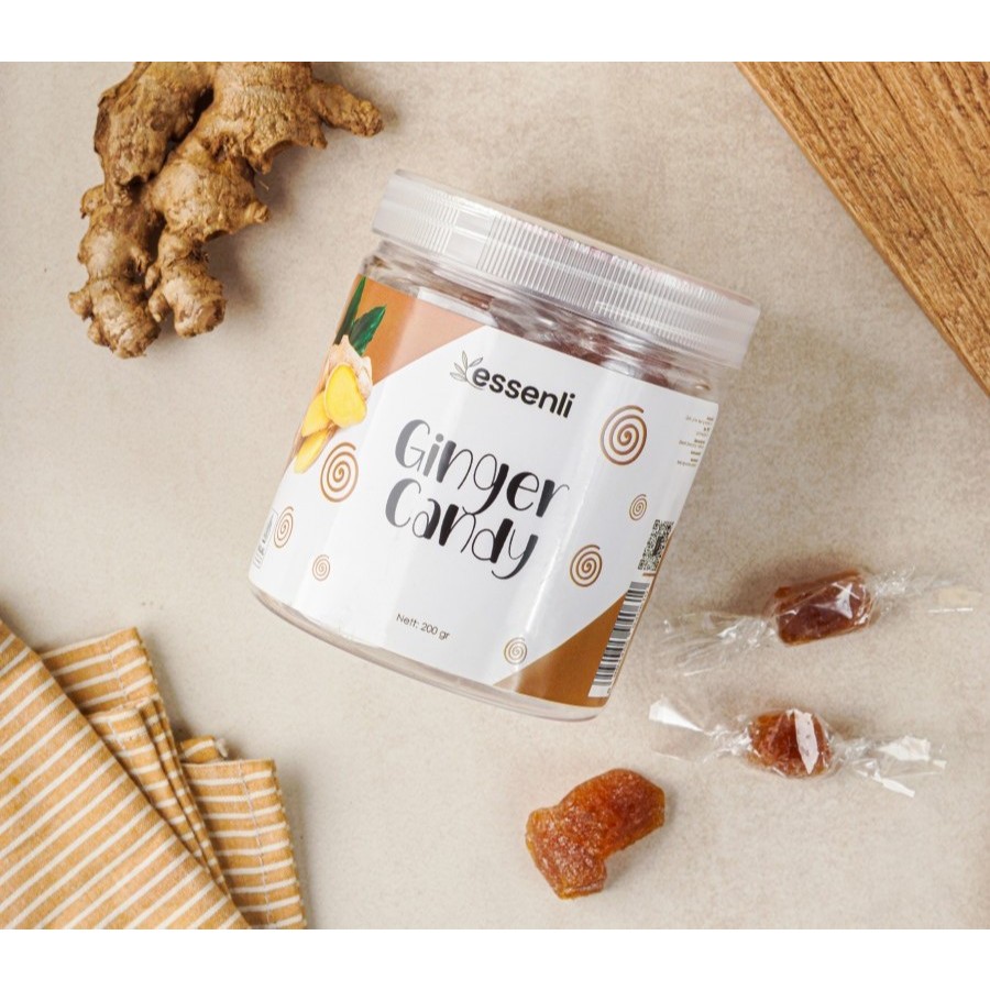 

Permen Jahe Ginger candy herbal cemilan sehat pelega nafas