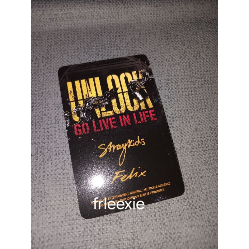 Photocard Ar Ticket Felix Stray Kids