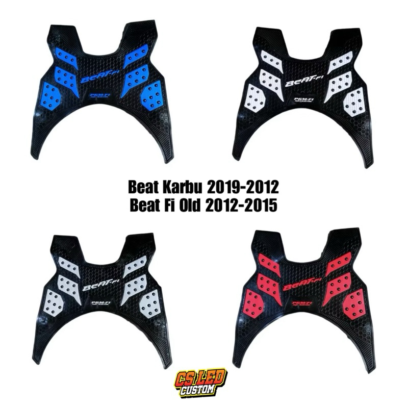 Karpet Motor atau Tatakan Alas Kaki Motor Beat Karbu 2009-2012 & Beat Fi Old 2012-2015
