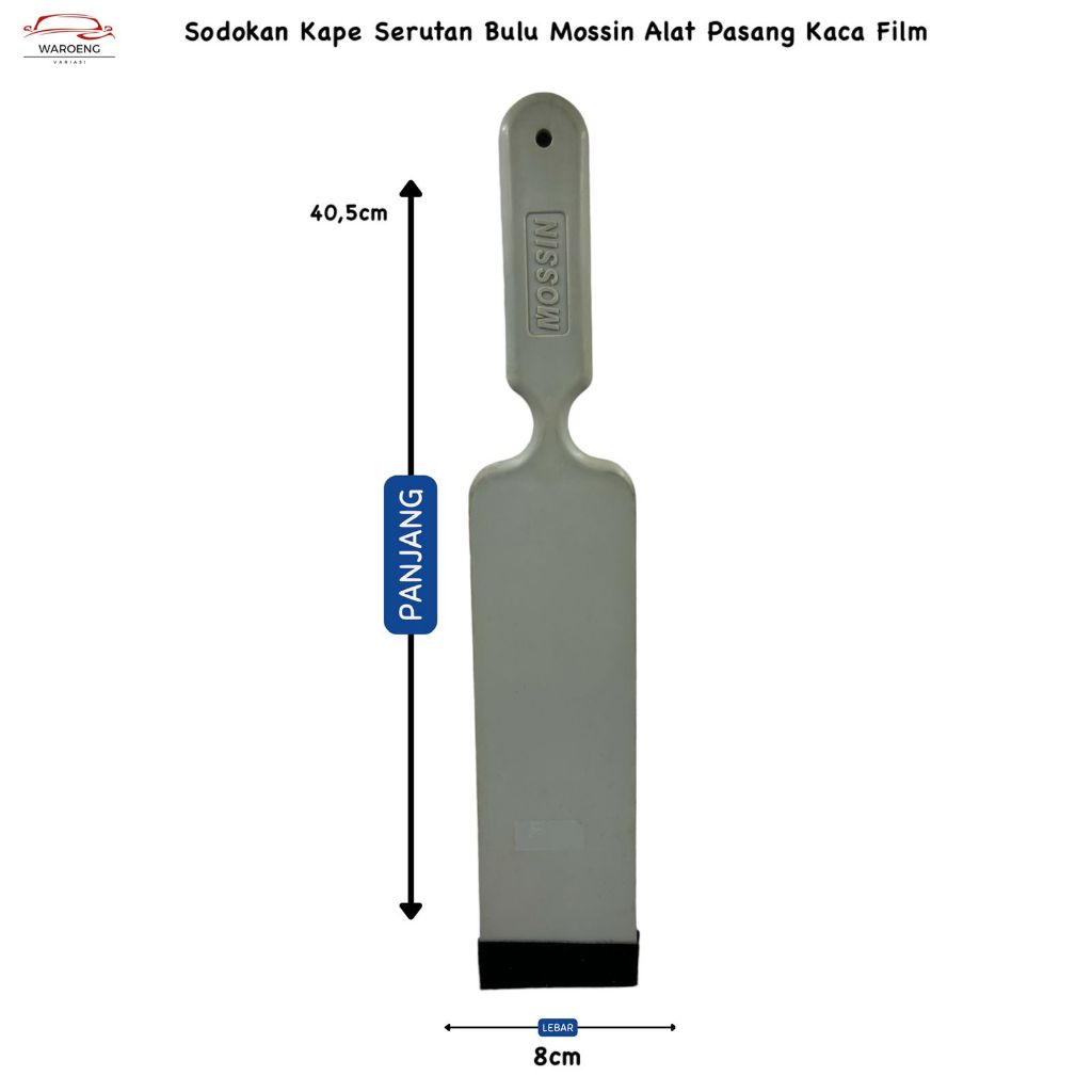 Sodokan Kape Serutan Bulu Mossin Alat Pasang Kaca Film