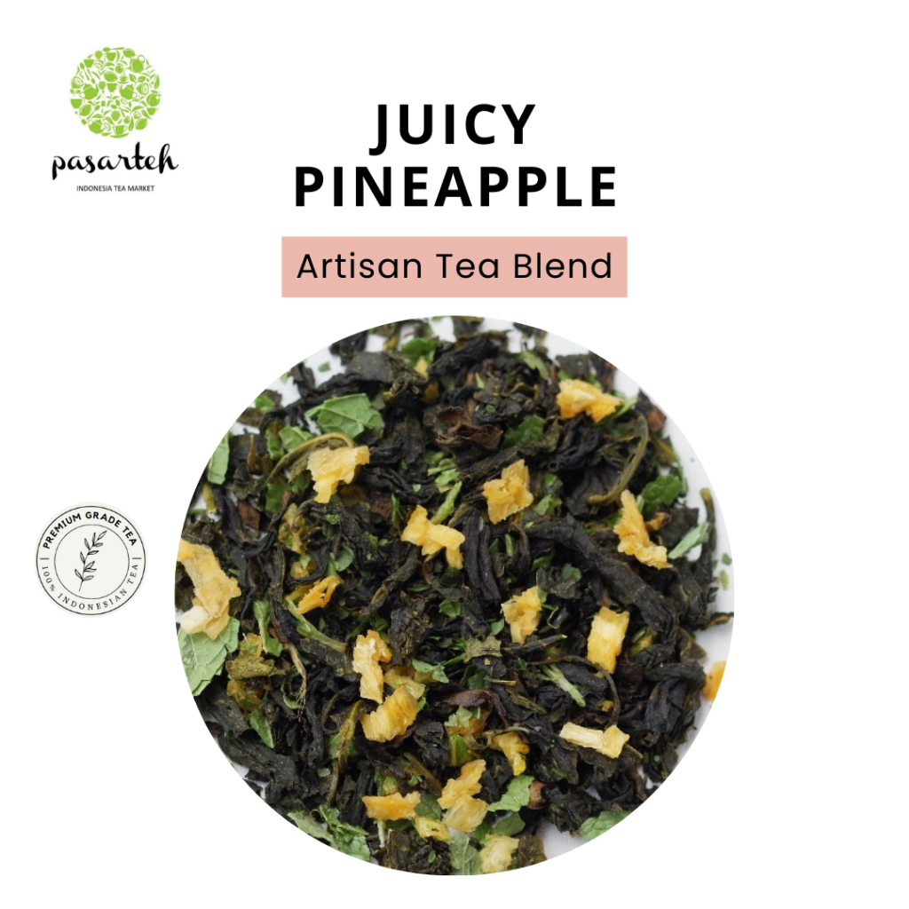 

[ pasarteh ] Juicy Pineapple Tea | Artisan Tea Blend | Pineapple Tea | Iced Tea