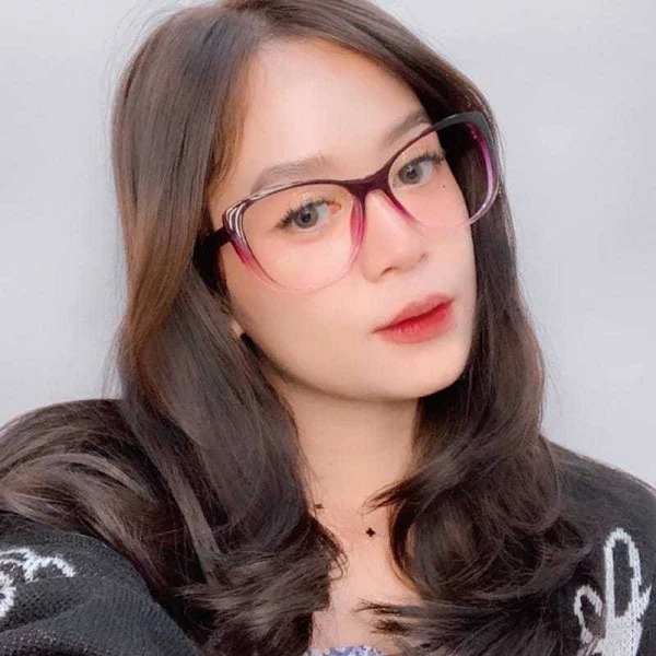 Kacamata Cat Eye Oversize model modern kekinian anti radiasi normal / Pusat Antiradiasi 1042
