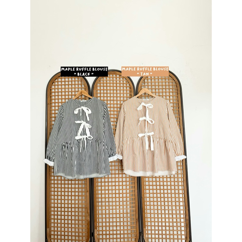 LOCANA LABEL / MAPLE BLOUSE RUFFLE ORIGINAL LOCANA LABEL / FREE GIFT