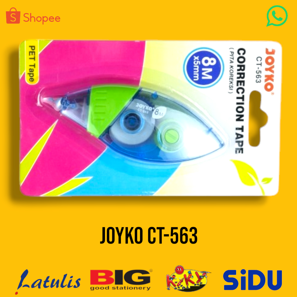 

Correction Tape Pita Koreksi Joyko CT-563