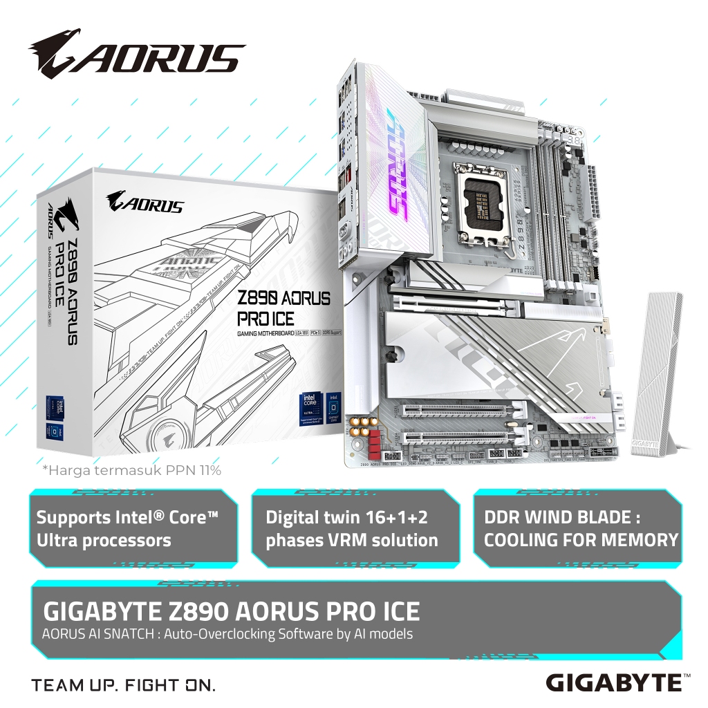 Gigabyte Z890 AORUS PRO ICE Motherboard