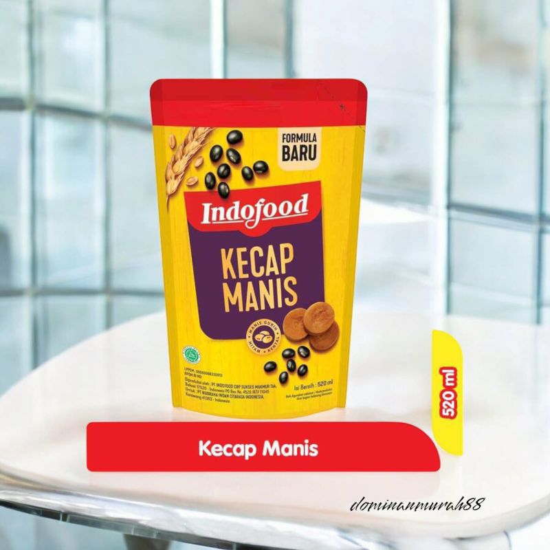 

KECAP MANIS INDOFOOD REFILL 520 ML