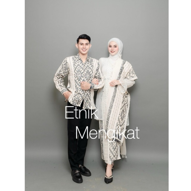 ETNIK MENGIKAT | ONE SET TENUN GENDIS WHITE