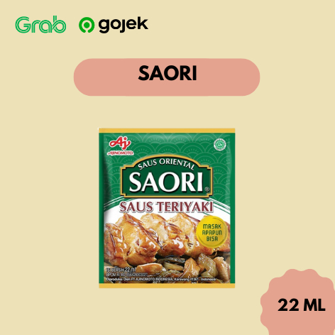 

Saori Sauri Saus Teriyaki 22 ML - 10 Pcs (1 Renceng)