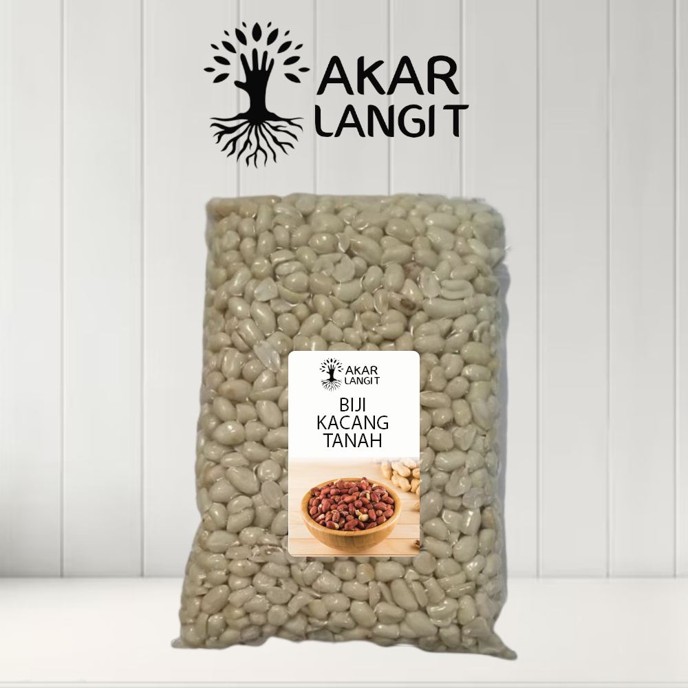 

Kacang Tanah Kupas 1KG Jago [Besar] - Akarlangit