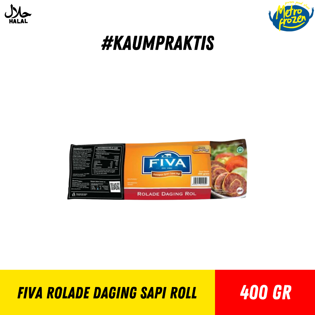 

FIVA Rolade Daging Sapi Roll 400gr