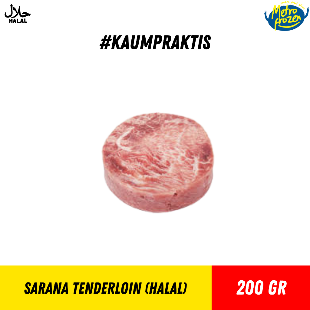 

Sarana Tenderloin Steak 200gr (Halal)