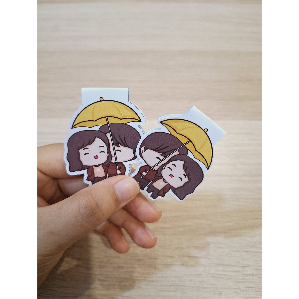 

Magnetic Bookmark Pembatas Buku Little Couple