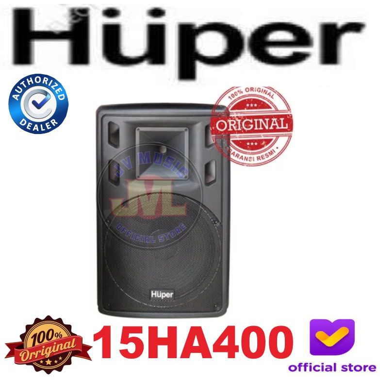 Huper 15HA400 2-way Speaker Aktif Huper 15-HA400 15 HA 400