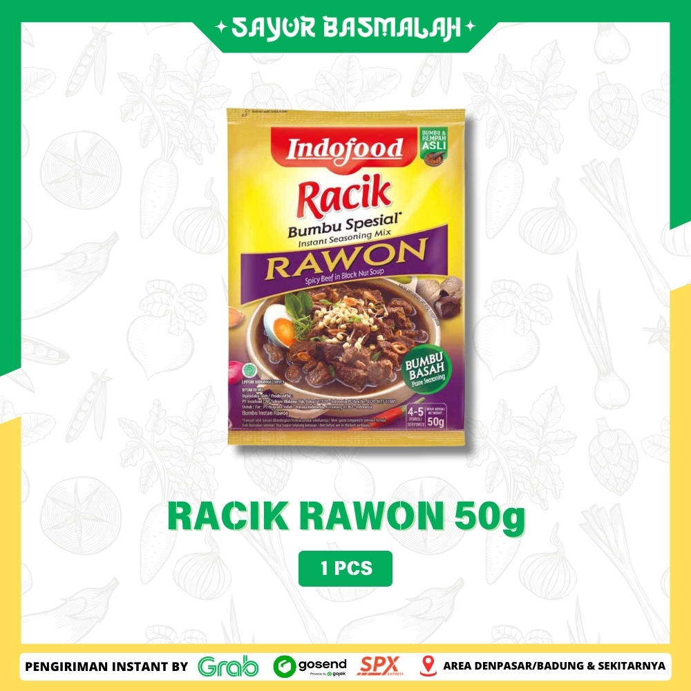

Racik Rawon 50g 1pcs - Sayur Basmalah