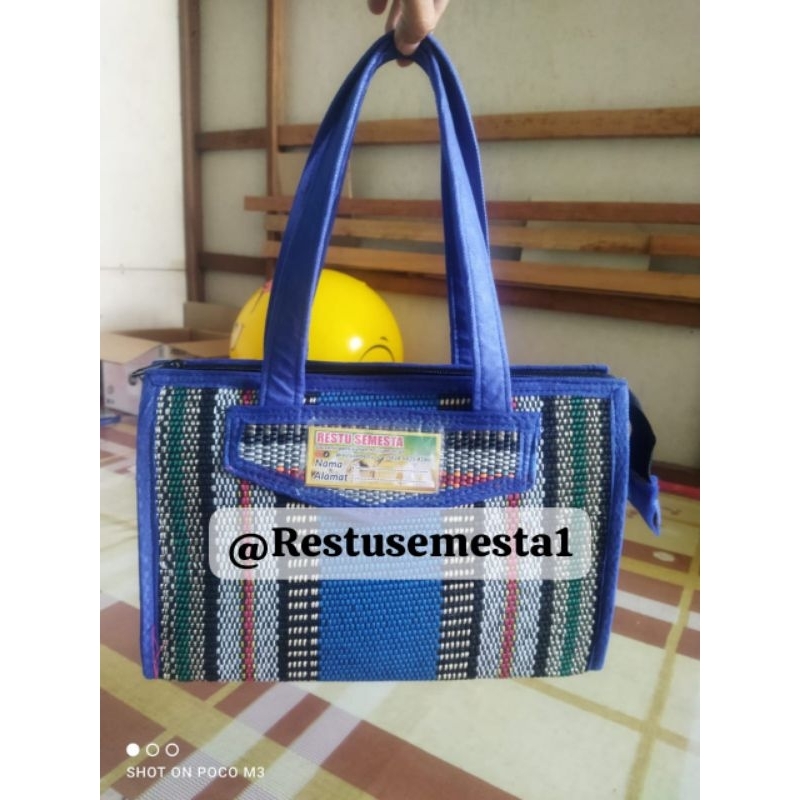 TAS TENUN TIKAR ANYAMAN PARCEL LEBARAN HAMPERS CINJO TAS HAJATAN OLEH-OLEH HAJI UMROH TAS SOVENIR NI