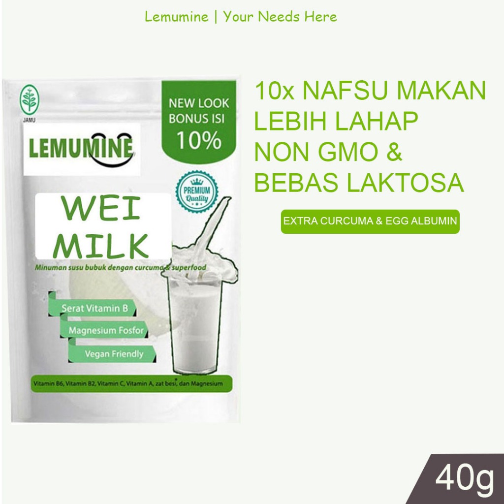 

Vitamin Penambah Nafsu Makan Lemumine (40g)
