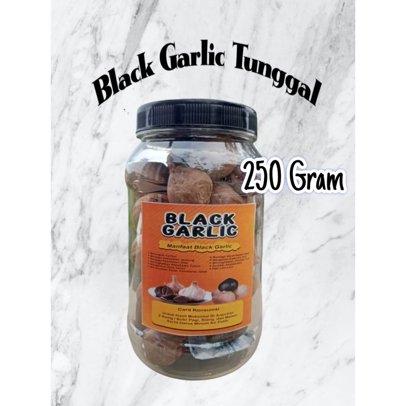 

BAWANG HITAM TUNGGAL/BLACK GARLIC TUNGGAL 250 GRAM