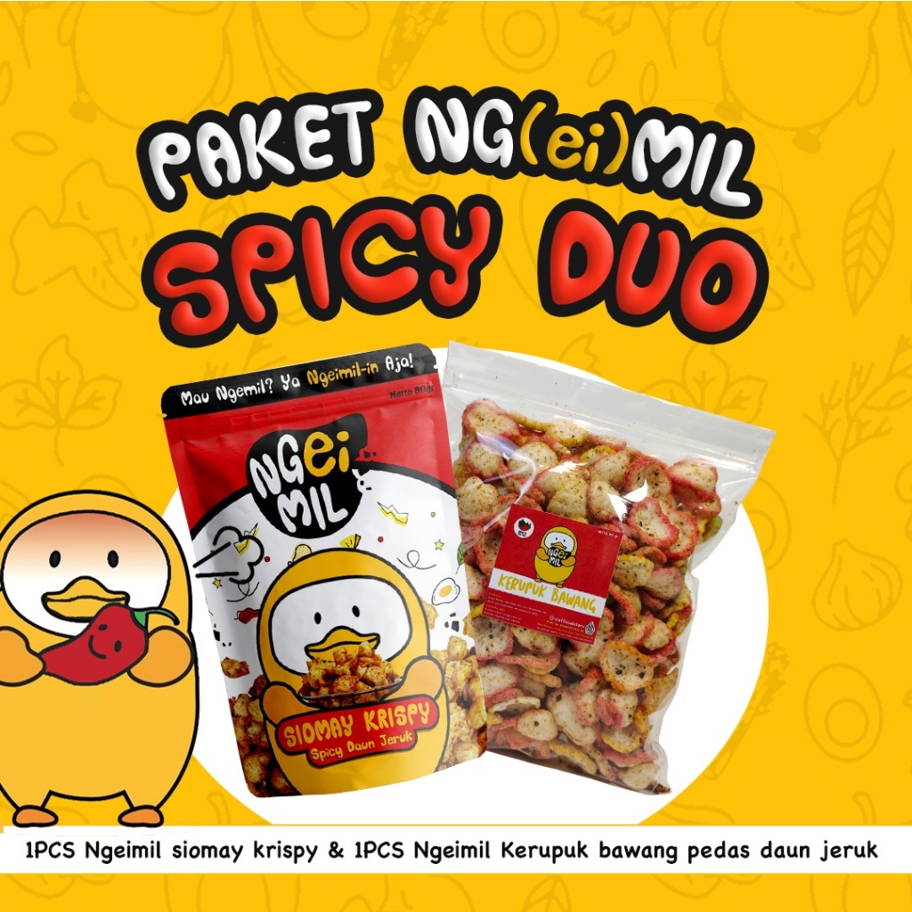 

Paket Ei Snack NGemil Spicy Duo