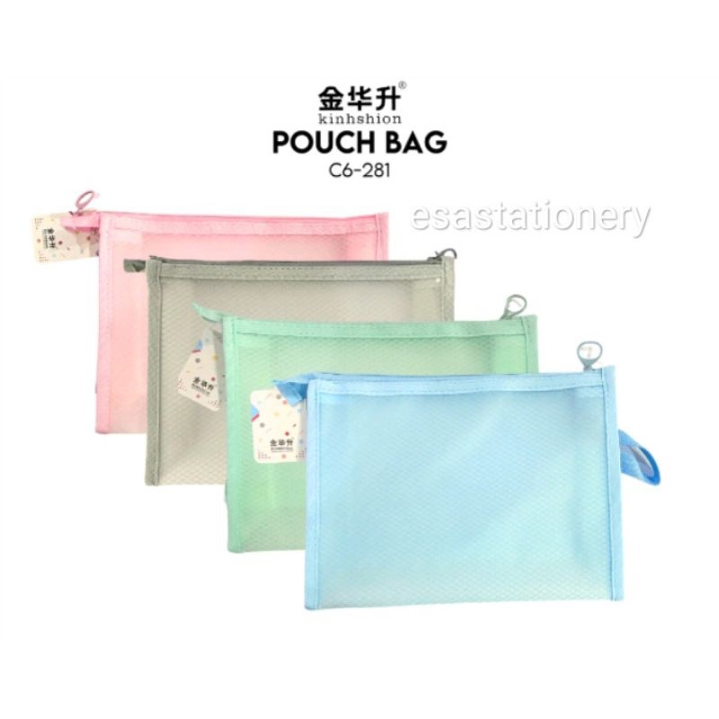 

Kinhshion C6-281 Tempat Berkas Jala Versi Korea/Pouch Serbaguna/Jaring C6 Storage Bag