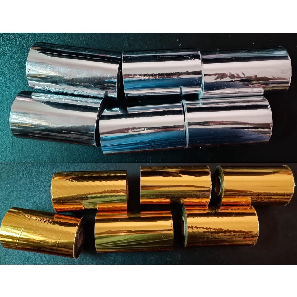 

KODE N87X Hot Stamping Foil lebar 1 cm x panjang 12m