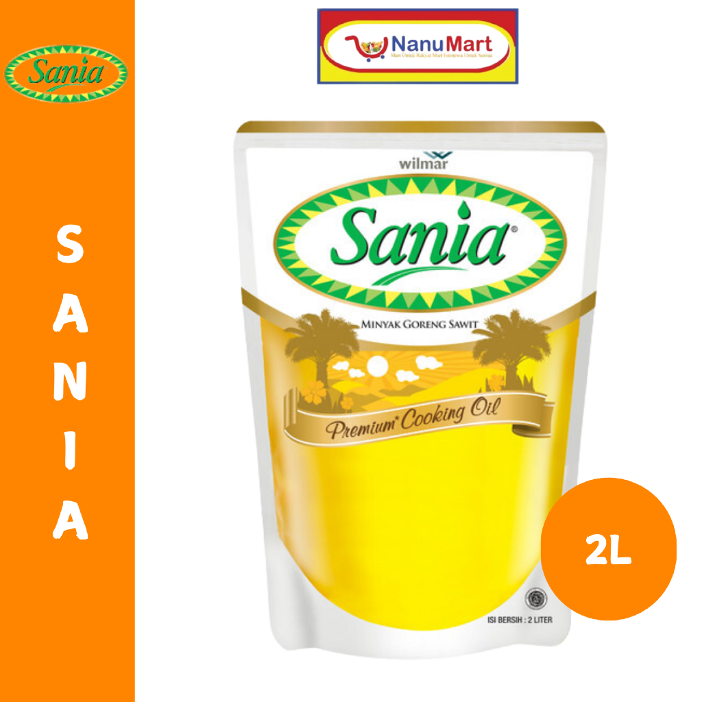 

SANIA MINYAK GORENG SAWIT PREMIUM COOKING OIL POUCH 2 LITER