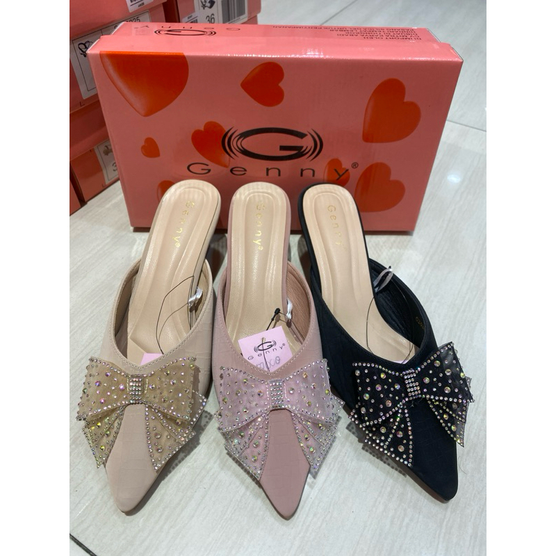 genny shoes-promo brand mthari bustong party/pesta heels 5,5 cm