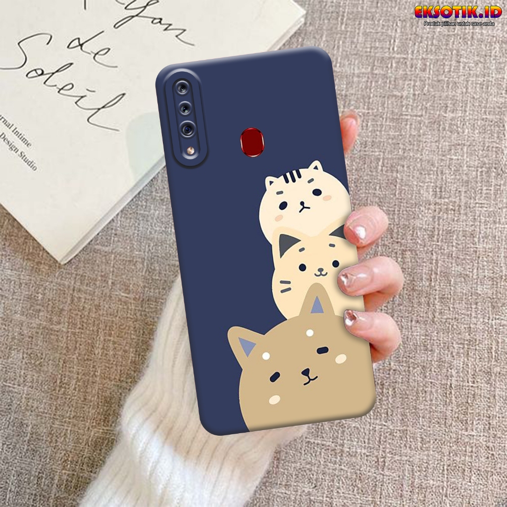 Case Samsung A20s - Casing Samsung A20s - Fashion Case - Silikon Samsung A20s  - Motif Keren Dan Luc