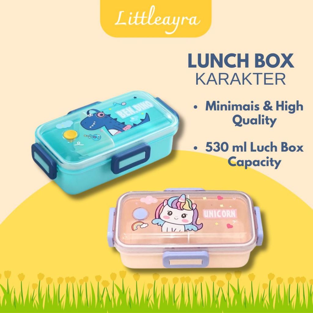 

Lunch Box Anak Karakter Sekat Lucu 530 ml