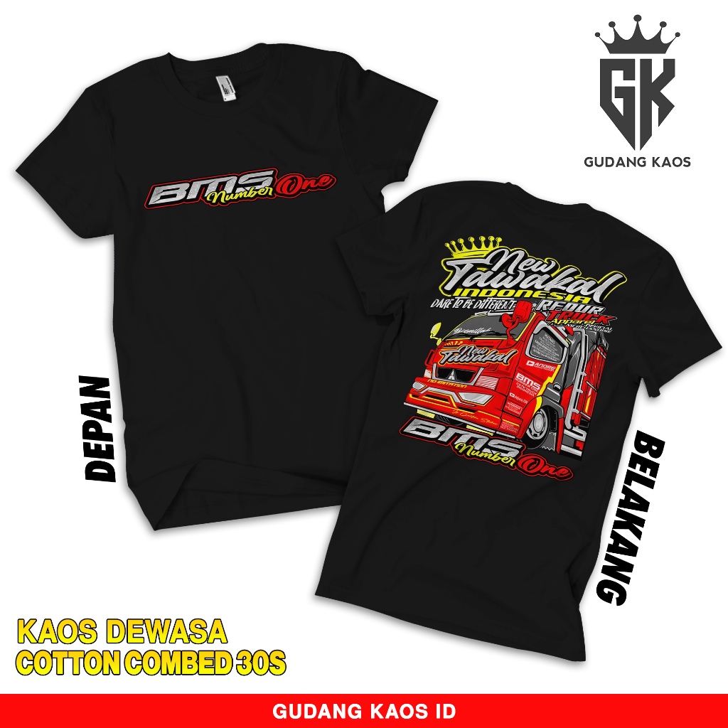 Gudang Kaos Truck New Tawakal Indonesia - Truck Culture Idonesia - Baju Truck Modified Indonesia - K