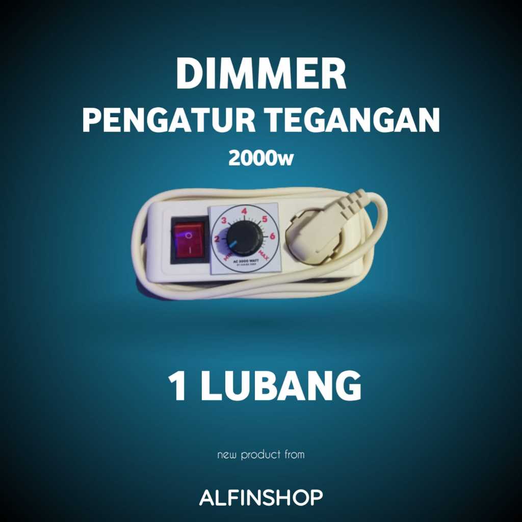 stopkontak dimmer ac 2000w 2000 watt speed controller 220v AC PWM regulator pengatur kecepatan