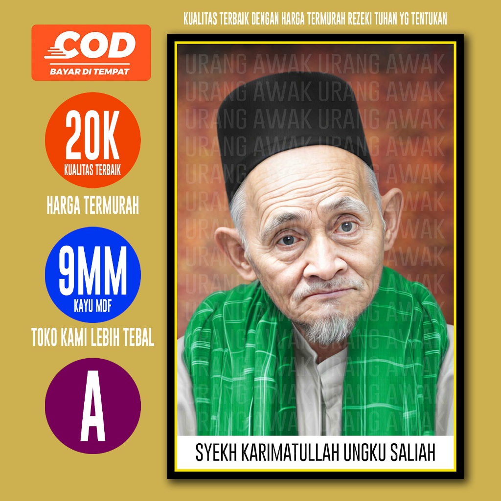 Hiasan Dinding Rumah Makan Padang - Foto Ungku Saliah Terbaru dan Berwarna - 4 Variasi desain - PUS 