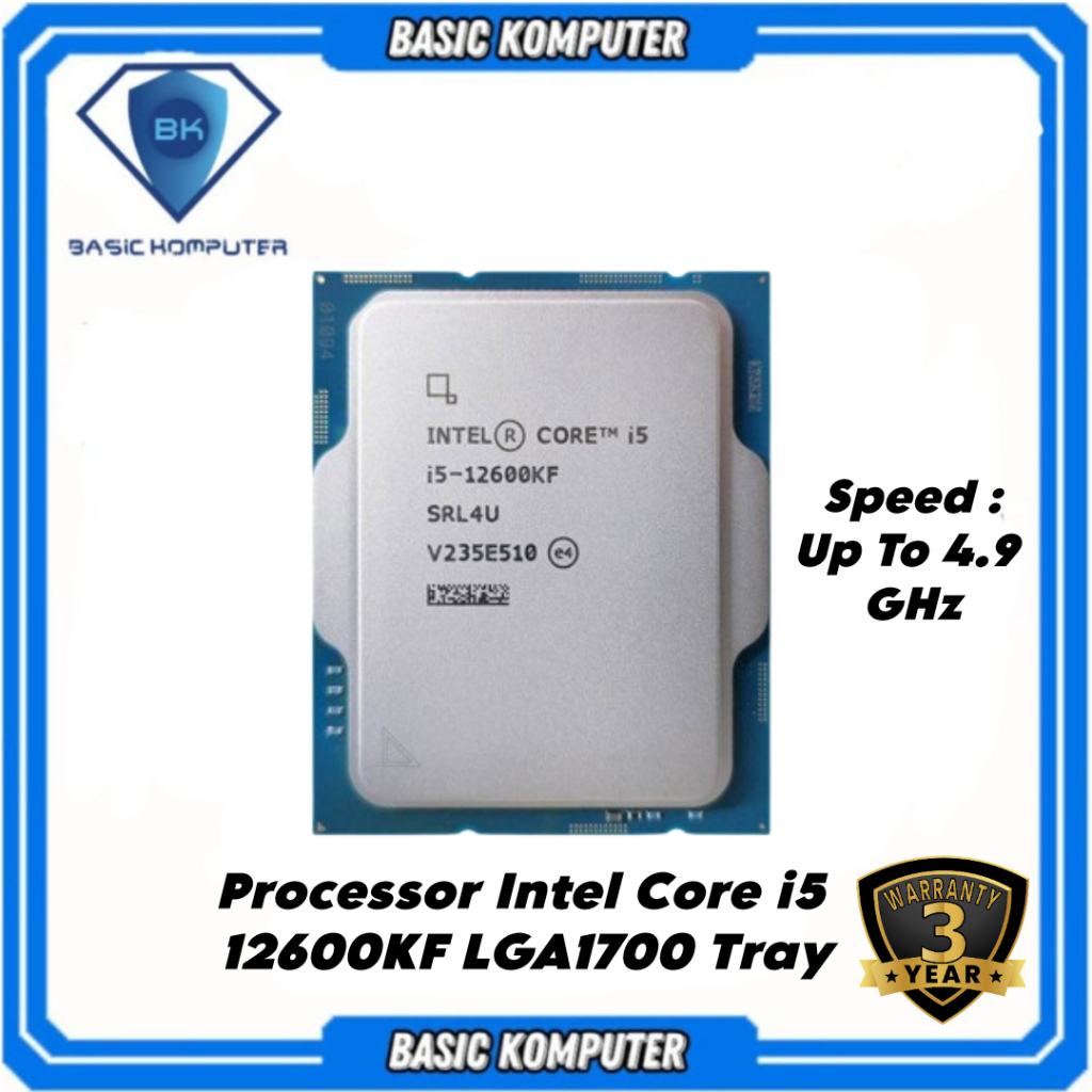 Processor Intel Core i5 12600KF TRAY SOCKET 1700