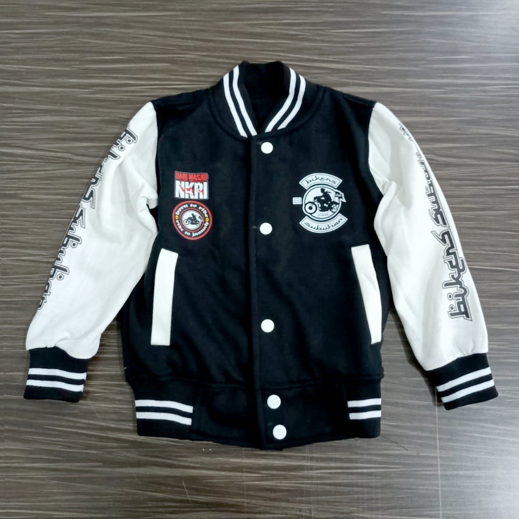 Jacket Anak, Jacket Varsity Baseball Anak, Jacket Bikers Subuhan