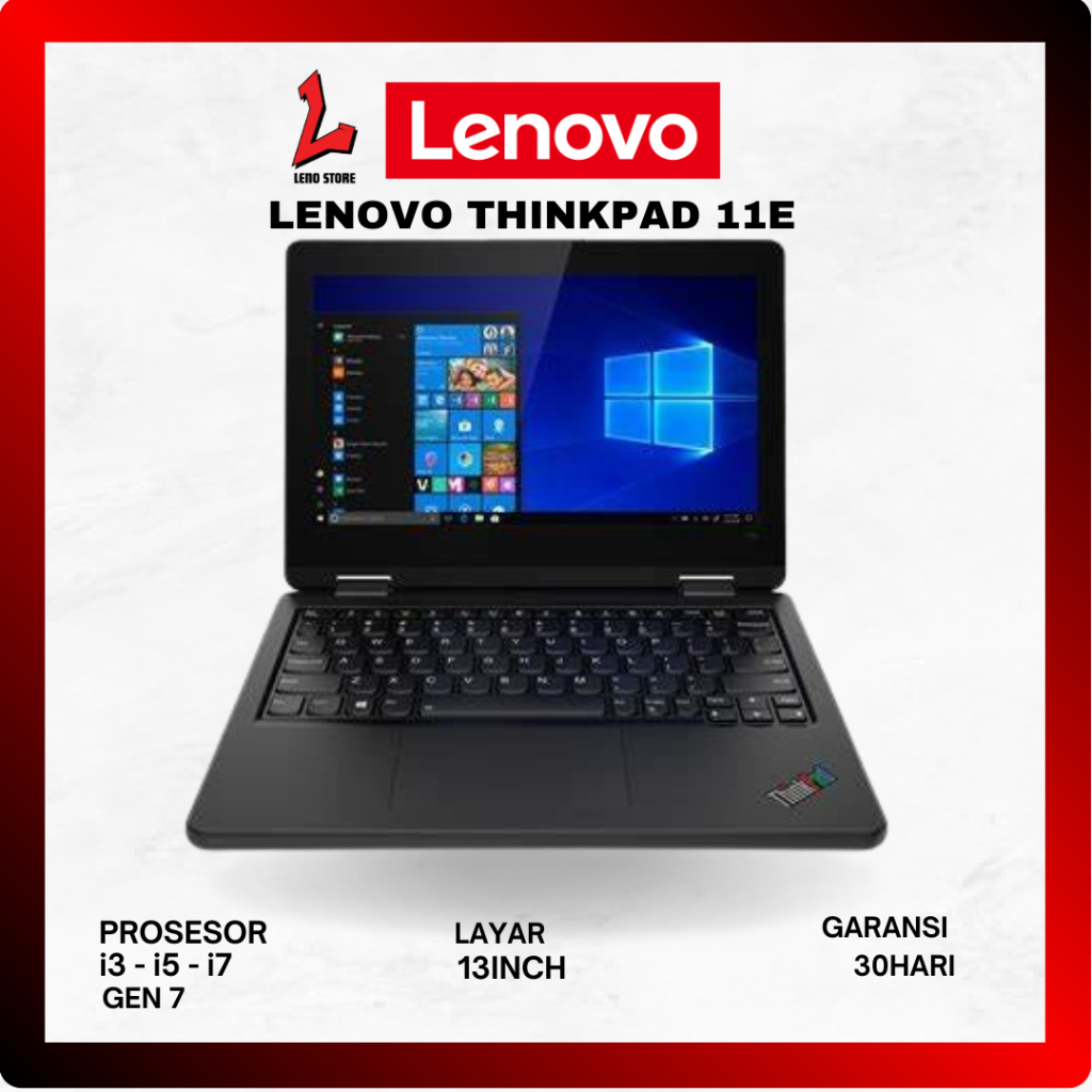Lenovo ThinkPad 11E Intel Core i5 Gen 7 RAM 8GB SSD 256GB Laptop Second Murah Bergaransi 2.2 Ramadan