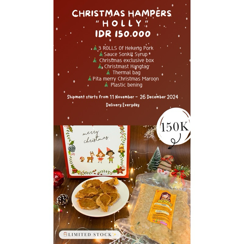 

Christmas hampers | “ H O L L Y “